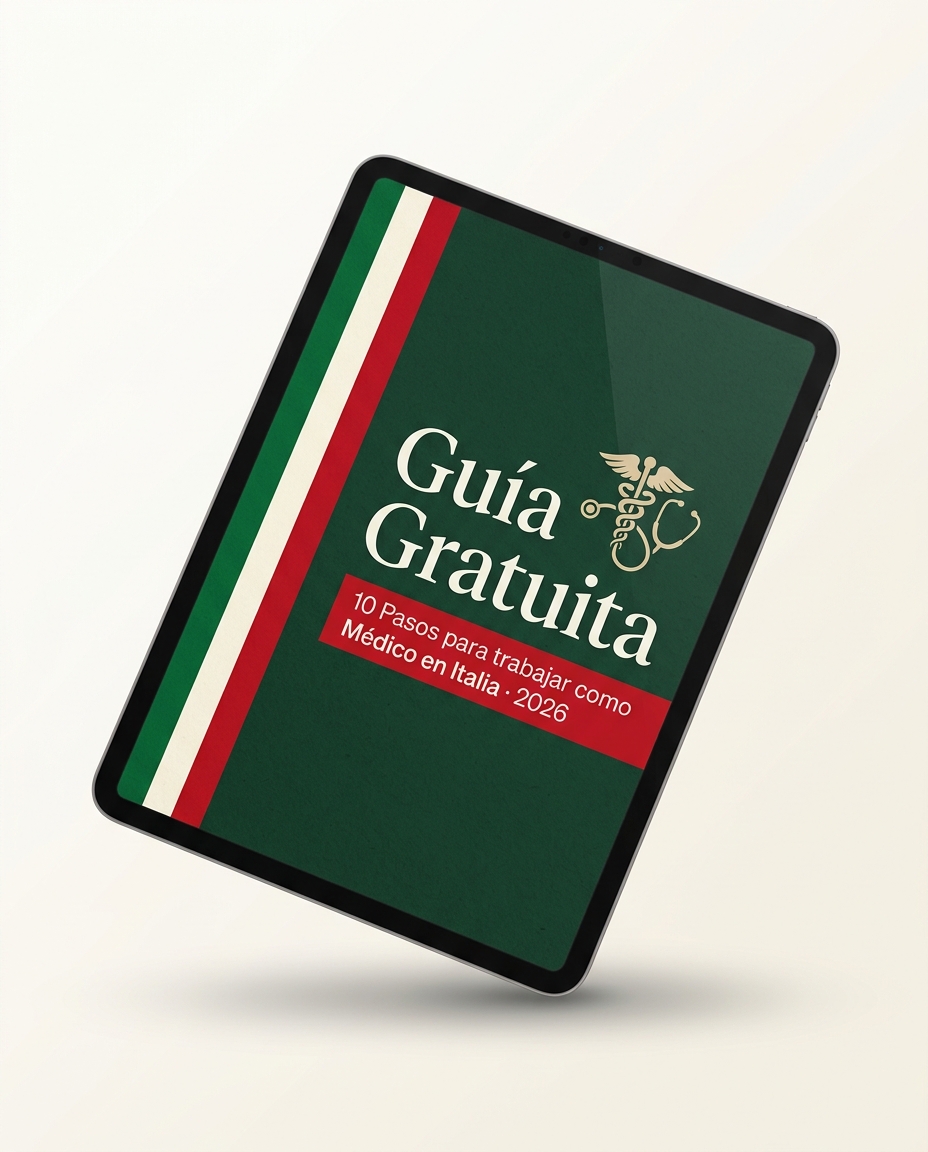 Guía Gratuita 10 pasos para médicos en Italia